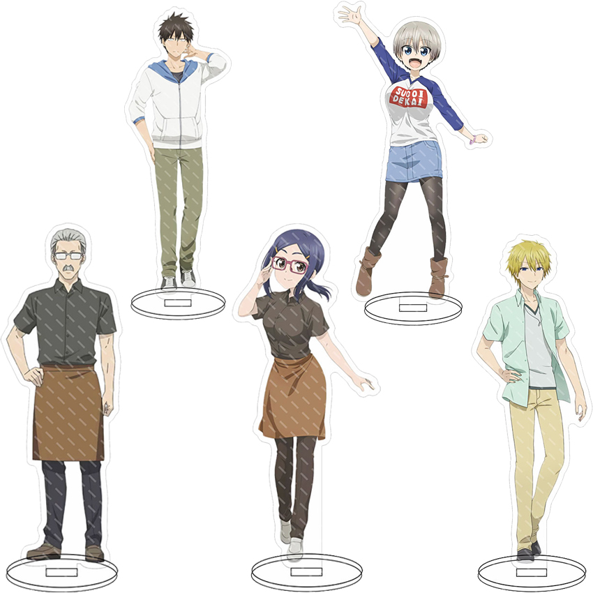 Anime Cosplay Rental - 16CM Anime Acryl-Ständer Uzaki-chan Wants to