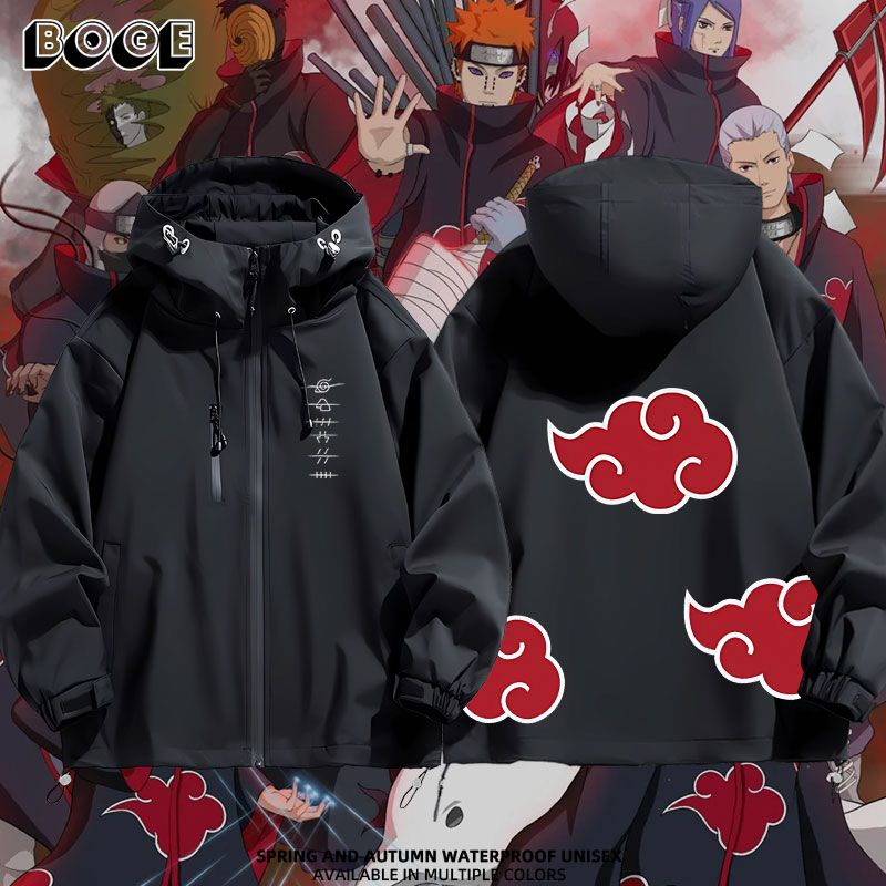 Naruto Headband Metal - Naruto Akatsuki Anime Cartoon süßer Windjacke