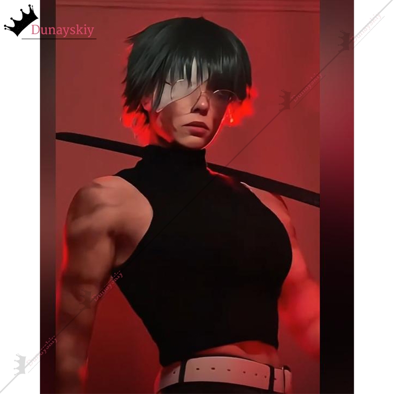 Cosplay Anime Jjk - YiNuo*/2026 Neues Maki Zenin Cosplay Kostüm