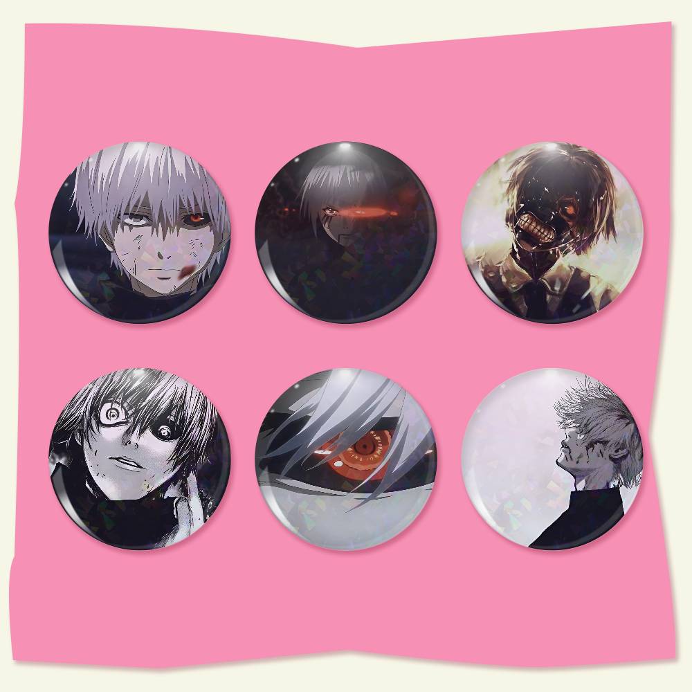 Tokyo Ghoul Mask - Tokyo Ghoul Ken Kaneki Abzeichen auf