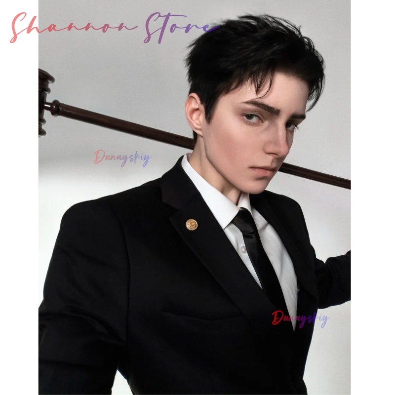 Cosplay Anime Black Hair - Hiromi Higuruma Hübsche kurze schwarze Perücken