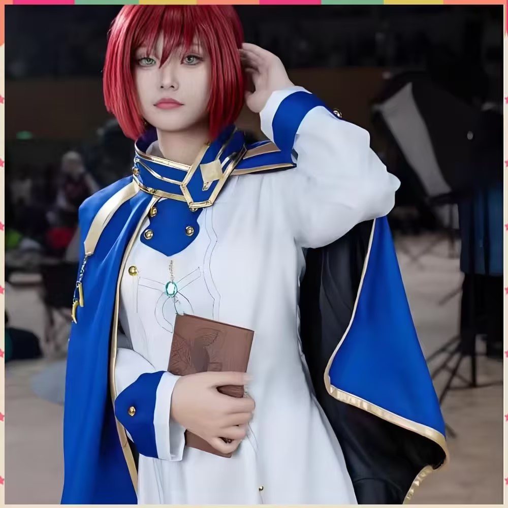 Anime Cosplay Red Hair - Shirayuki Cosplay Kostüme Anime Schneewittchen mit