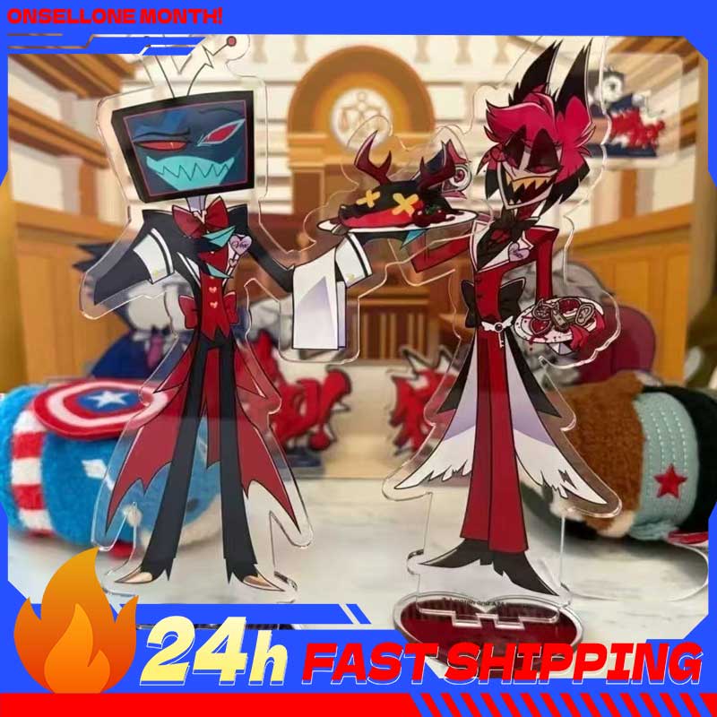 Anime Cosplay Rental - 2 Stück Hazbin Anime Peripheriegeräte Alastor