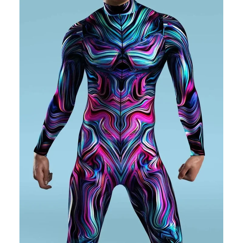 Anime Cosplay Drawing - ❤ 2026 ✚ Cosplay Herren Jumpsuit