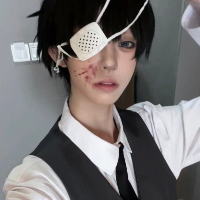 Tokyo Ghoul Mask - Weiße Farbe im japanischen Stil, medizinische