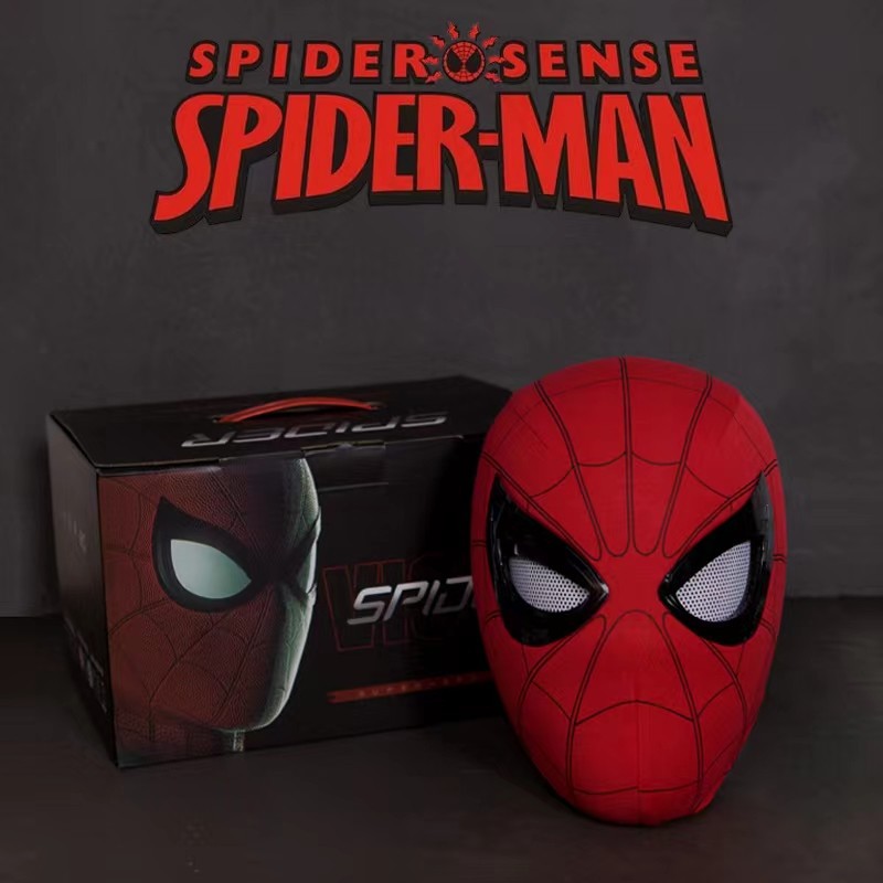 Anime Cosplay Website - Superheldenmaske/Spider-Man-Helm, Anime-Charakter-Cosplay, Vollgesichtsmaske, Ganzjahres-Sonnenschutz, Partygeschenk