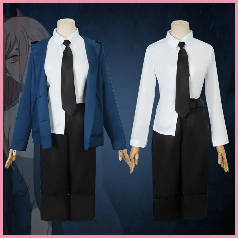 Chainsaw Man Cosplay - Power Cosplay Kettensäge Mann Kostüm Blaue