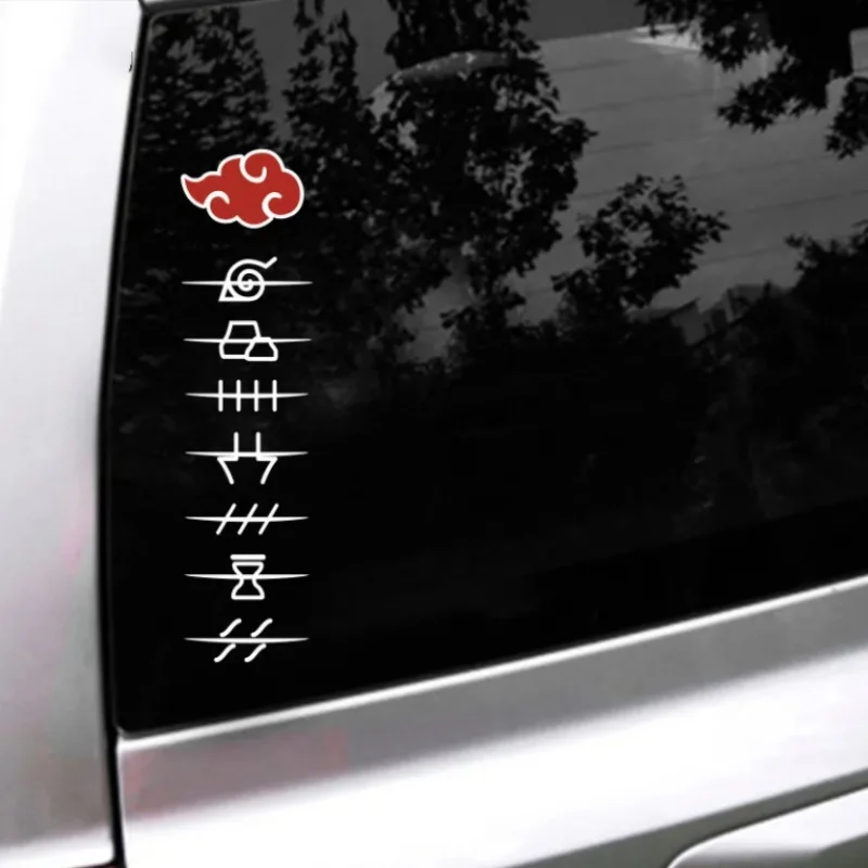 Naruto Headband Metal - Neue Naruto Akatsuki Autoaufkleber, zum Dekorieren