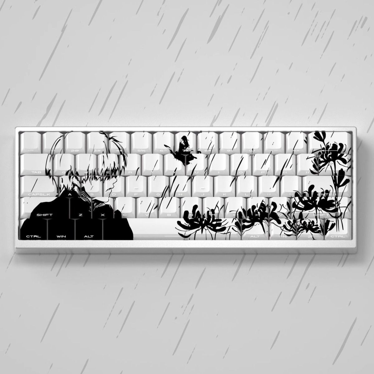 Tokyo Ghoul Mask - 130-Tasten-Tastenkappen zum Thema Kaneki Ken, Comics,