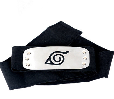 Naruto Headband Metal - Akatsuki Kakashi Konoha Stirnband Cosplay Kostüme