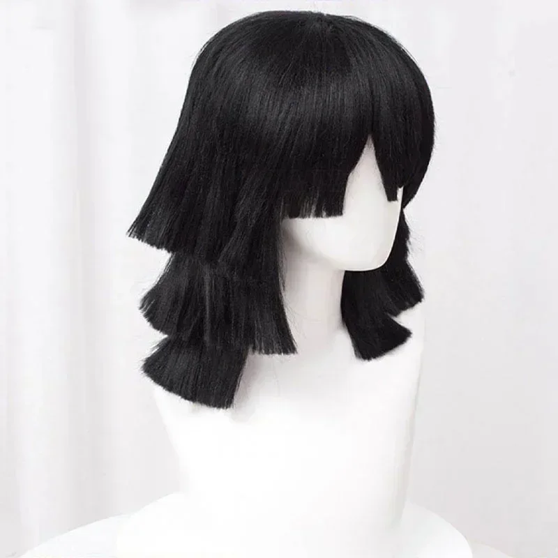 2026 Hochwertige Iguro Obanai  – Cosplay Anime Black Hair Bewertung und Preis
