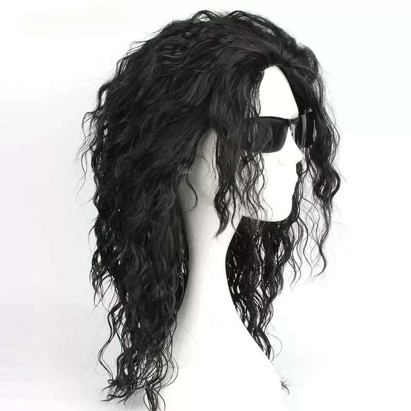 Anime Michael Jackson Cosplay  – Anime Cosplay Long Black Hair Bewertung und Preis