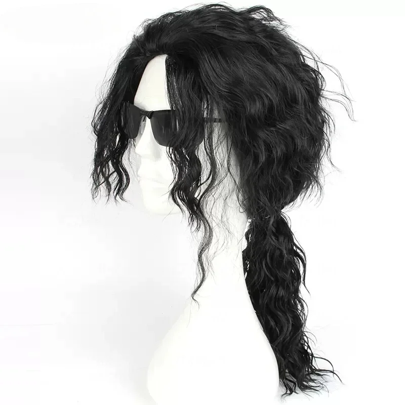 Anime Michael Jackson Cosplay  – Anime Cosplay Long Black Hair Bewertung und Preis
