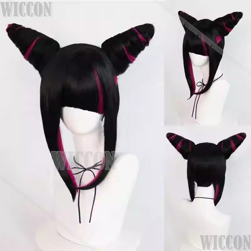 Kiriko Juri Spiel Han Over Cos – Cosplay Anime Black Hair Bewertung und Preis
