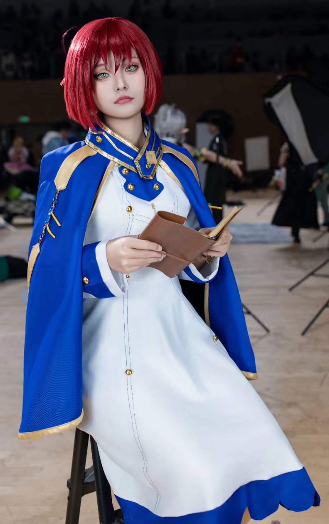 Shirayuki Cosplay Kostüme Anim – Anime Cosplay Red Hair Bewertung und Preis