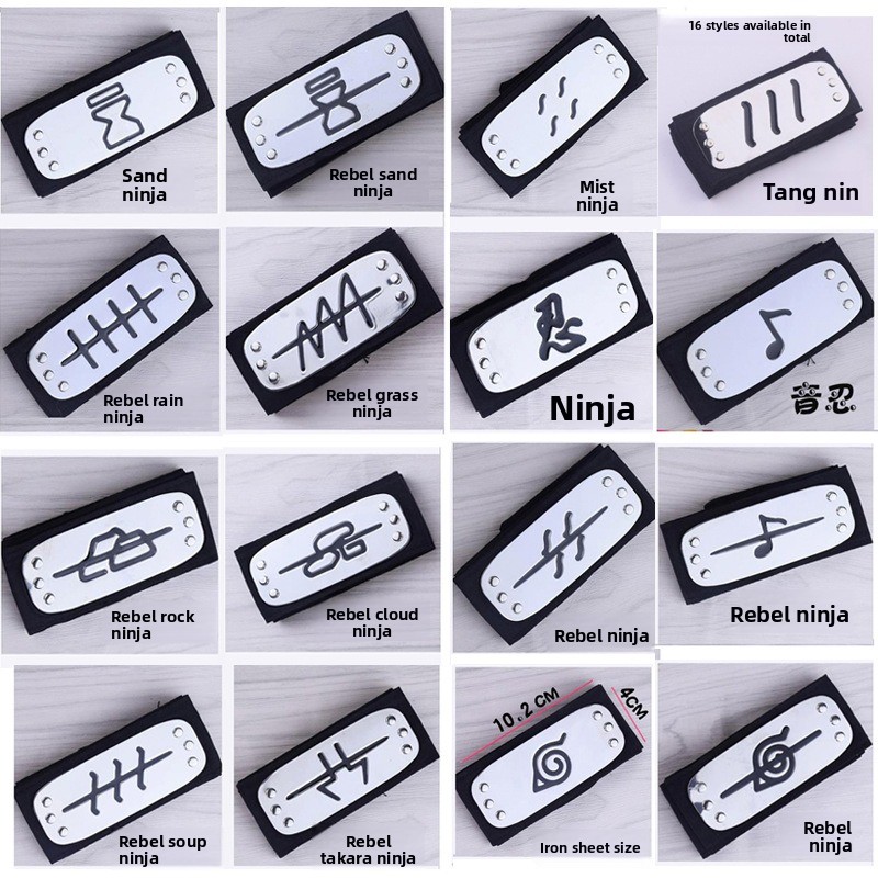 Ninja-Anime-Cosplay-Stirnband  – Naruto Headband Metal Bewertung und Preis