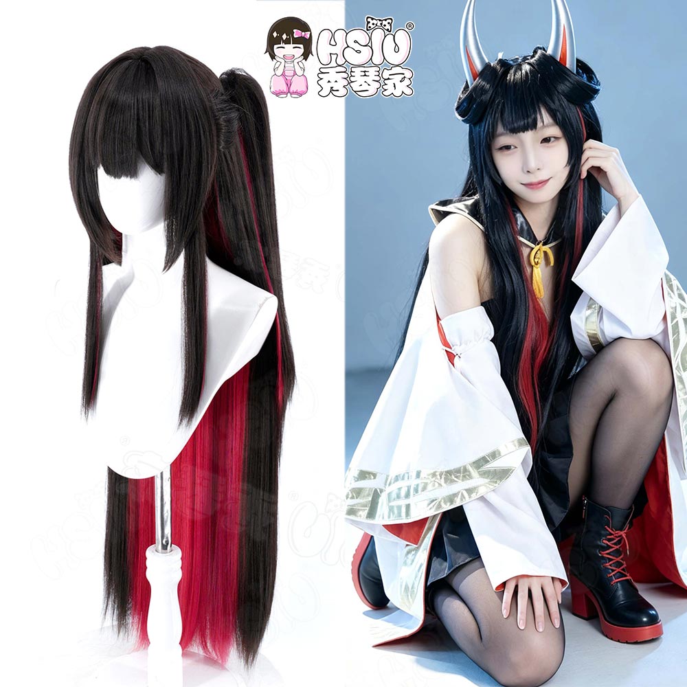 HSIU Game Azur Lane Hatsuzuki  – Anime Cosplay Long Black Hair Bewertung und Preis