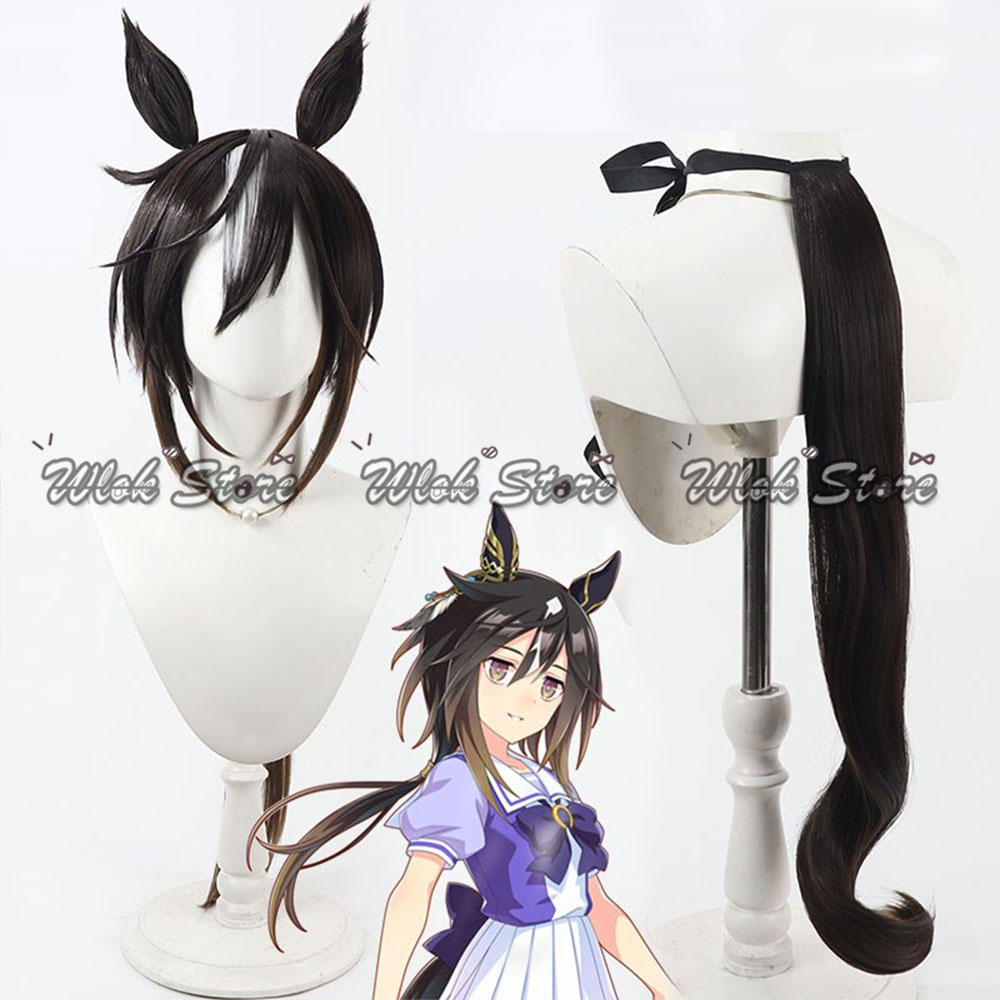 Umamusume Pretty Derby Stay Go – Anime Cosplay Long Black Hair Bewertung und Preis