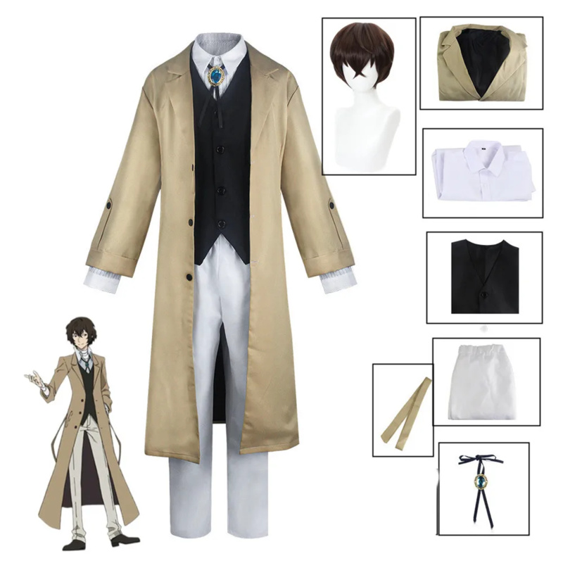 Bungo Stray Dogs Cosplay Dazai – Anime Cosplay Manga Bewertung und Preis