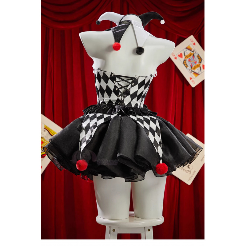Joker Zirkus Farbblock Cosplay – Anime Cosplay With Mask Bewertung und Preis
