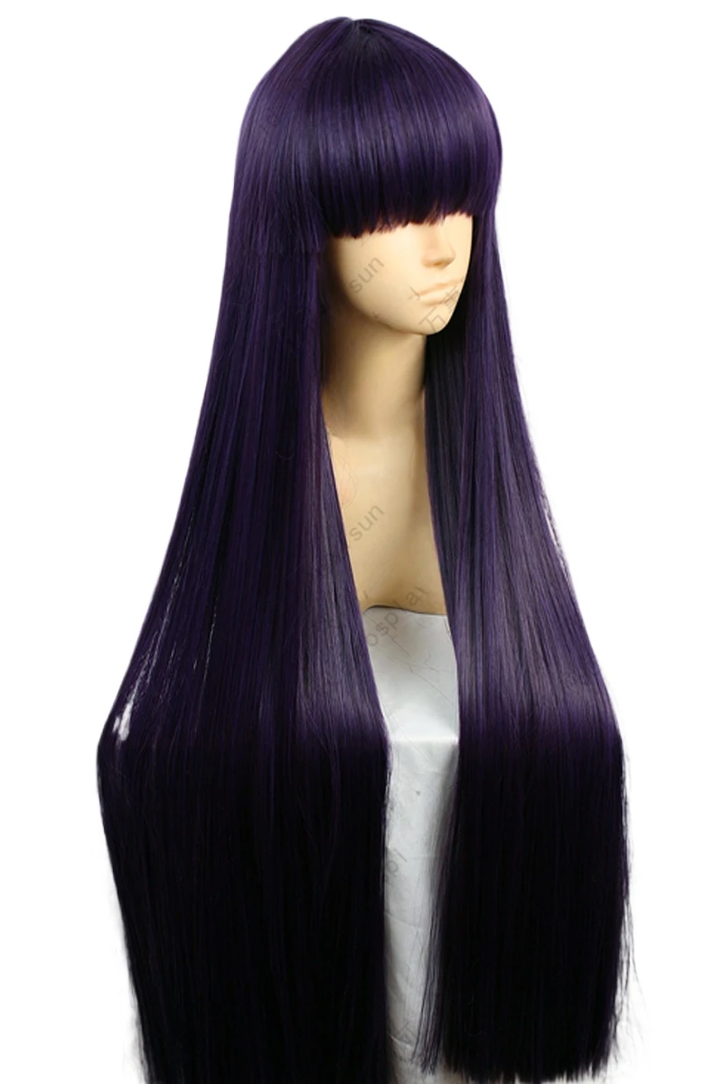Sailor Mars Rei Hino 100 cm la – Anime Cosplay Long Black Hair Bewertung und Preis