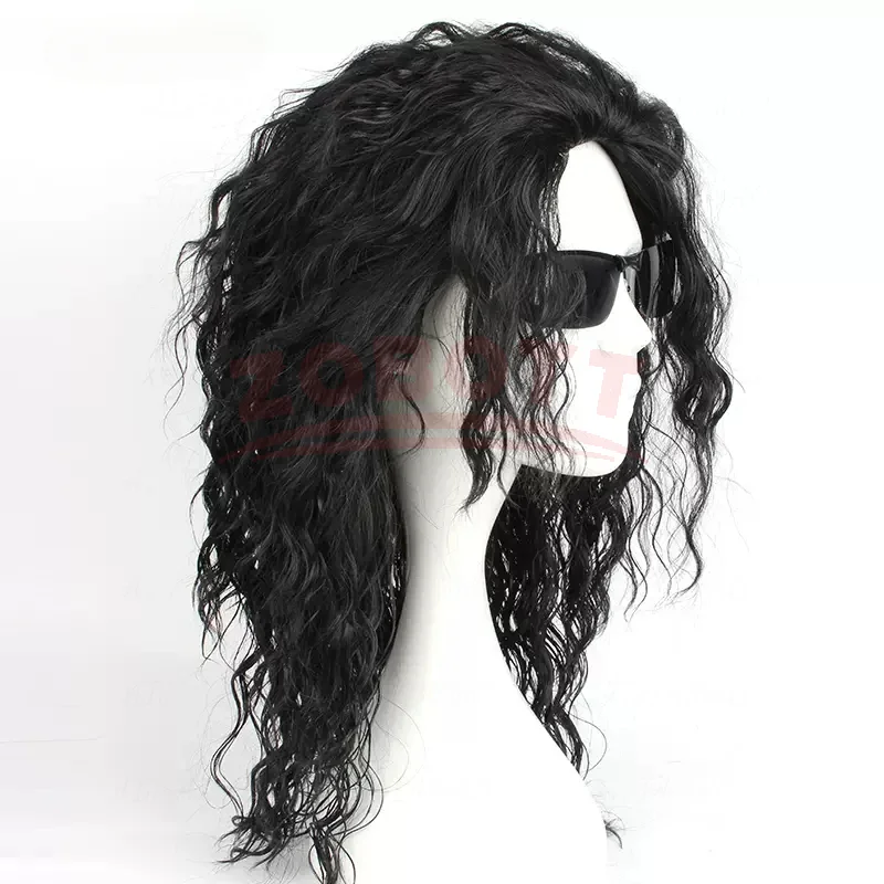 Anime Michael Jackson Cosplay  – Anime Cosplay Long Black Hair Bewertung und Preis