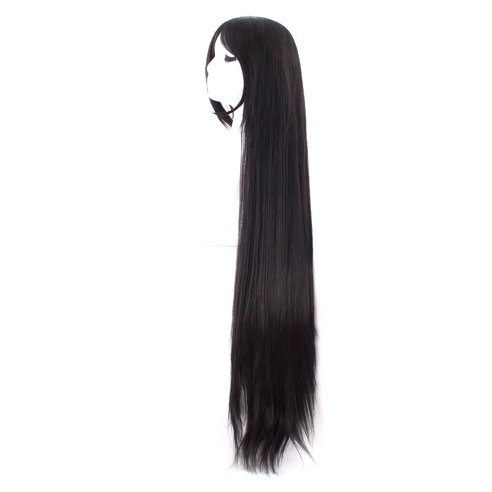 40 Zoll 100 cm lange gerade Co – Anime Cosplay Long Black Hair Bewertung und Preis