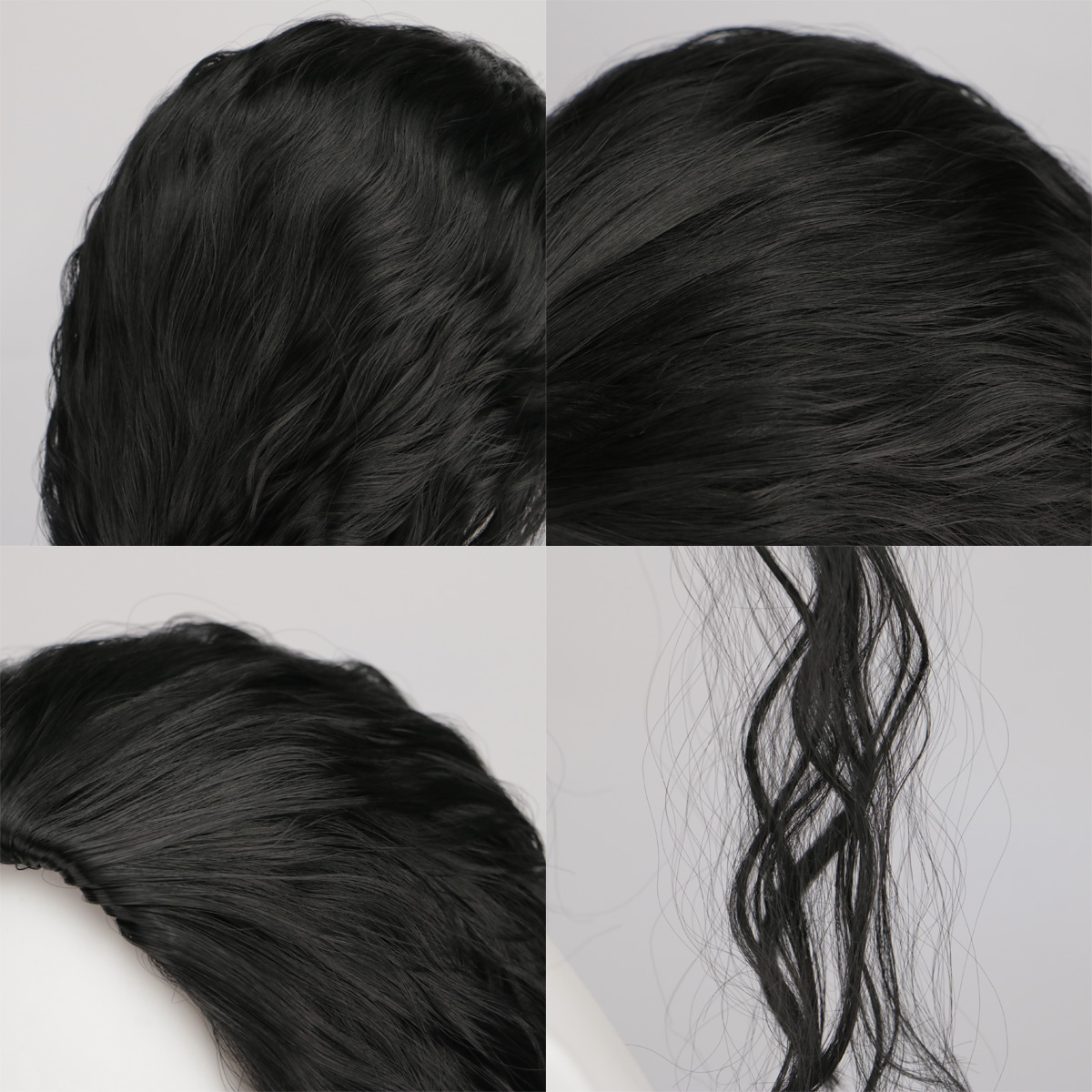 Michael Jackson Cosplay-Perück – Anime Cosplay Long Black Hair Bewertung und Preis