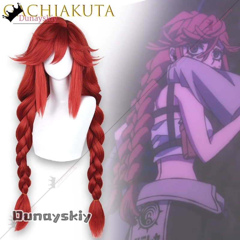 YiNuo@GACHIAKUTA Riyo Cosplay  – Anime Cosplay Red Hair Bewertung und Preis