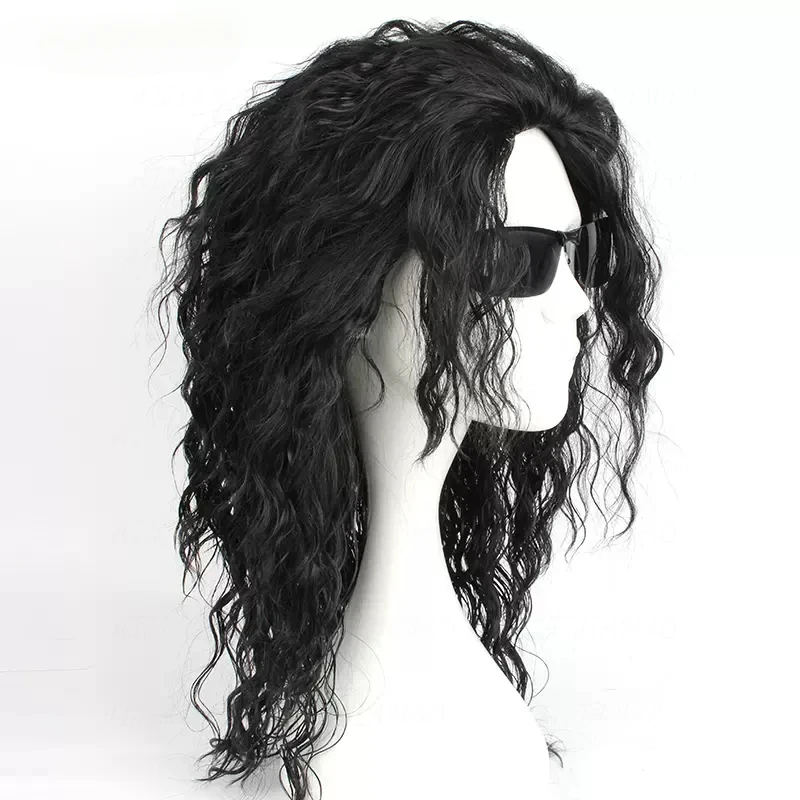Anime Michael Jackson Cosplay  – Anime Cosplay Long Black Hair Bewertung und Preis